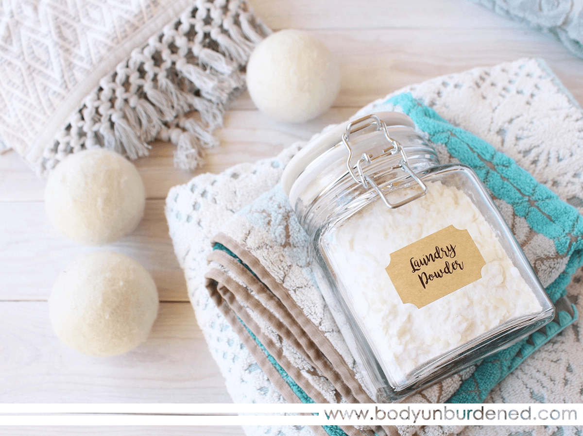 DIY AllNatural Laundry Powder Body Unburdened