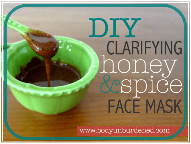 clarifying honey face honey diy  mask face DIY & mask Unburdened spice Body