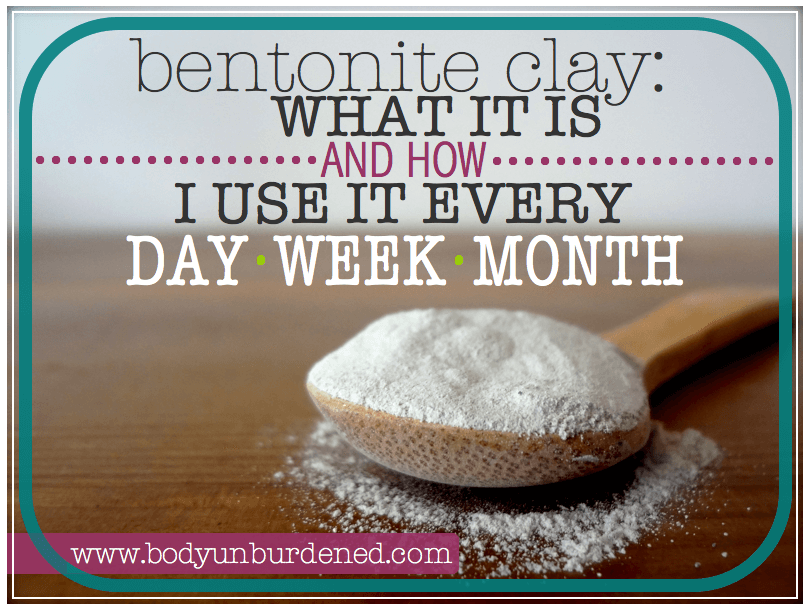Can bentonite clay be used as a remedy for food poisoning?