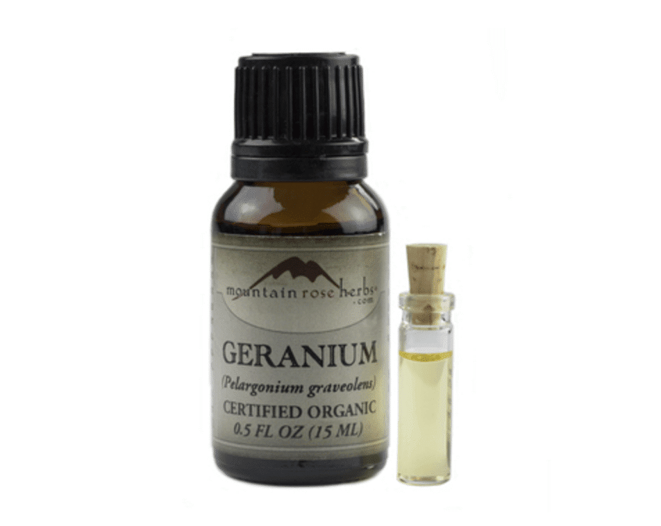 geranium essential oil for skincare skin health