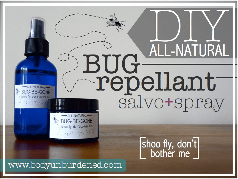 DIY allnatural bug repellant (salve + spray) Body Unburdened