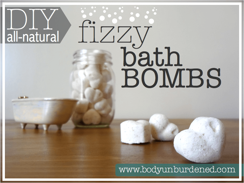 DIY All-Natural Fizzy Bath Bombs