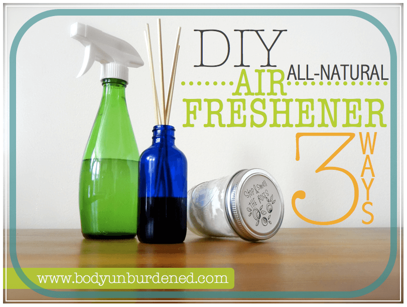 DIY all-natural air freshener 3 ways