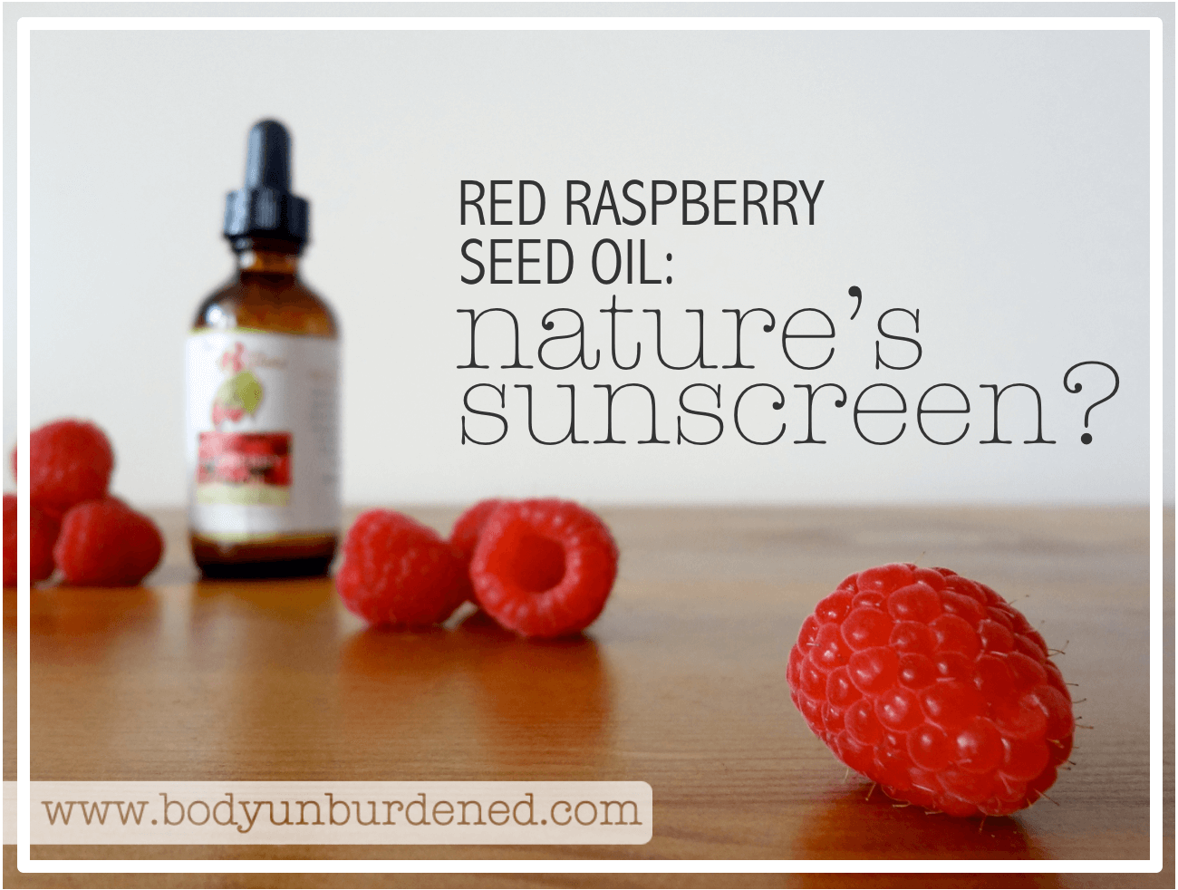 raspberry sunscreen